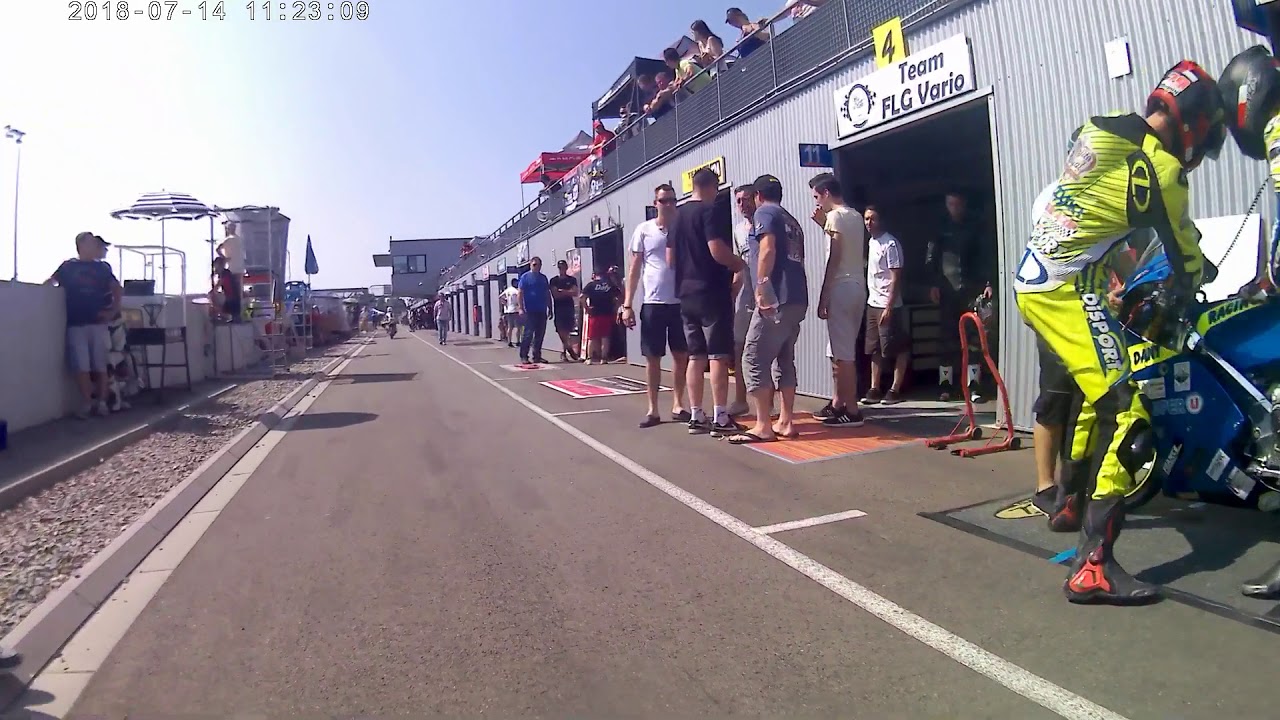 Warm-up des 23h60 le mans moto CIK