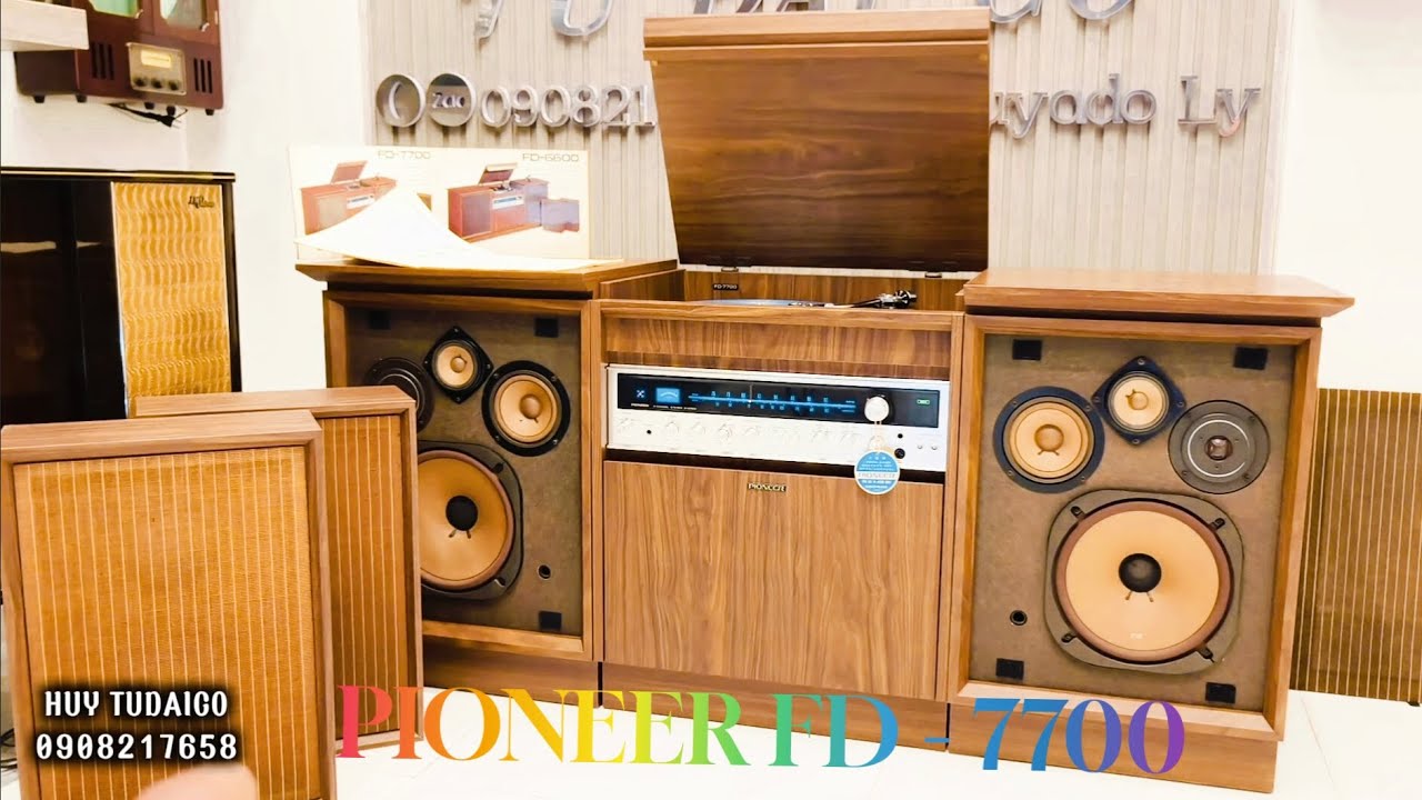 PIONEER FD - 7700 . COMBO TỦ ĐẠI QUÁ ĐẸP & HAY . FULL 4 LOA VÀ CATALOG .LH : 0908217658 HUY LÂM ĐỒNG