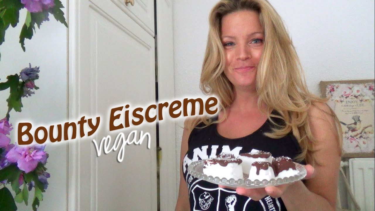 veganes Bounty-Eis / Kokos-Eiscreme ohne Eismaschine | Katharina-Kuhlmann.com