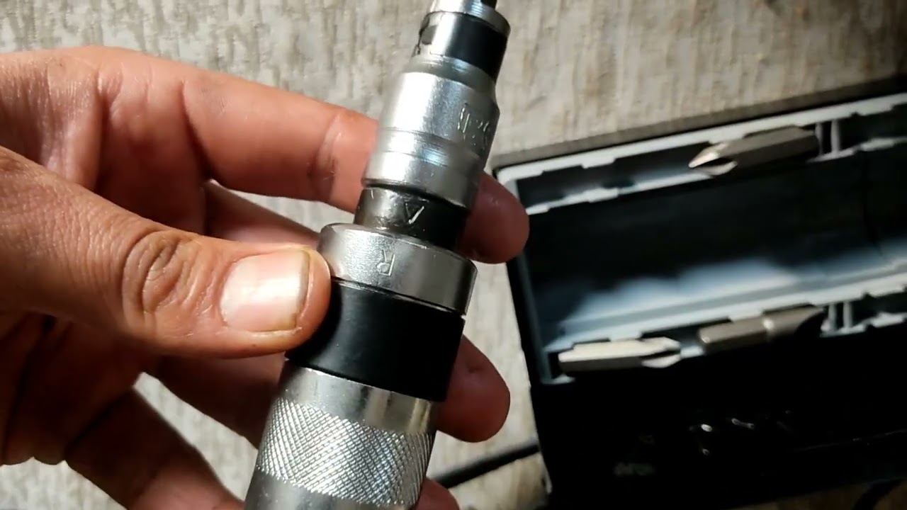 unboxing destornillador de impacto bgs