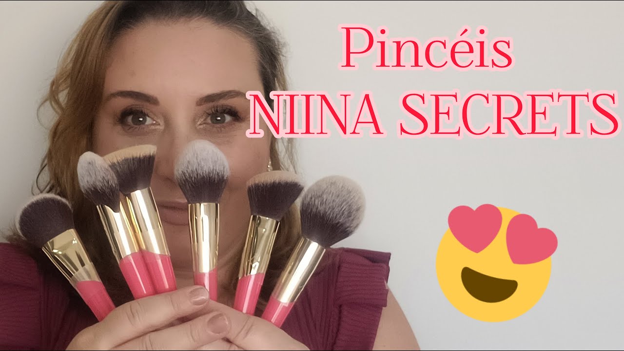 Surtei e comprei todos os PINCÉIS DA NIINA SECRETS #maquiagem #dicasmaquiagem