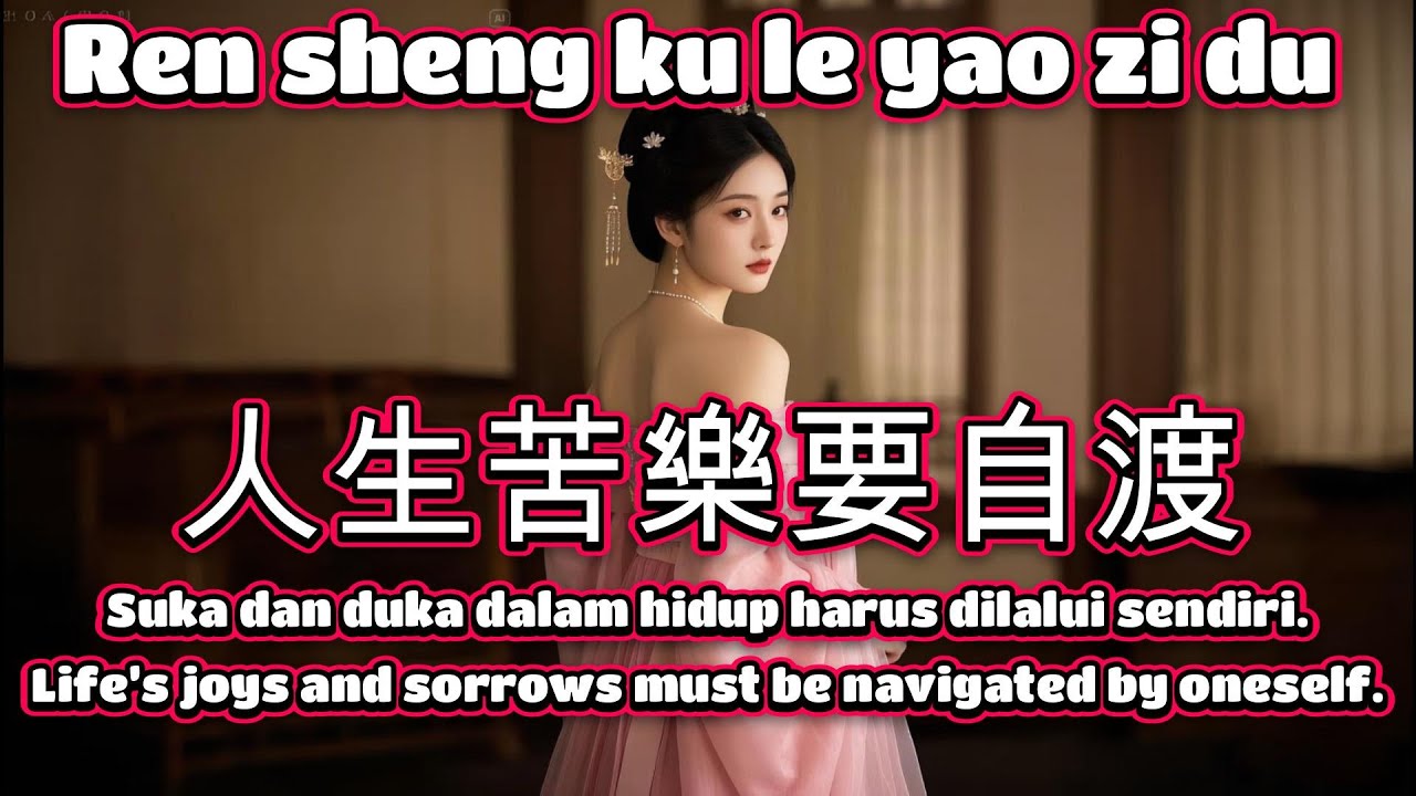 人生苦樂要自渡🎵演唱🎵影子（超好聽）cover🎵Ren sheng ku le yao zi du