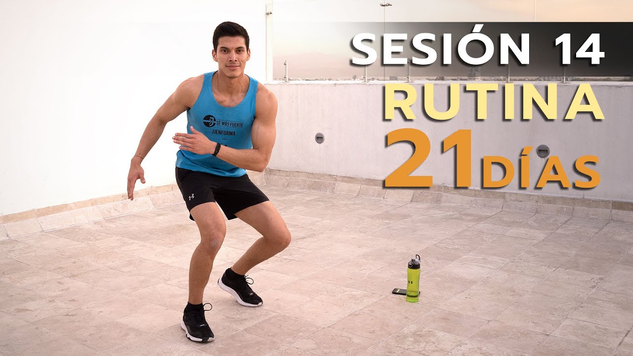 ENTRENAMIENTO CON PESO CORPORAL (GLÚTEOS Y PIERNAS) - SESIÓN 14 RUTINA DE 21 DIAS