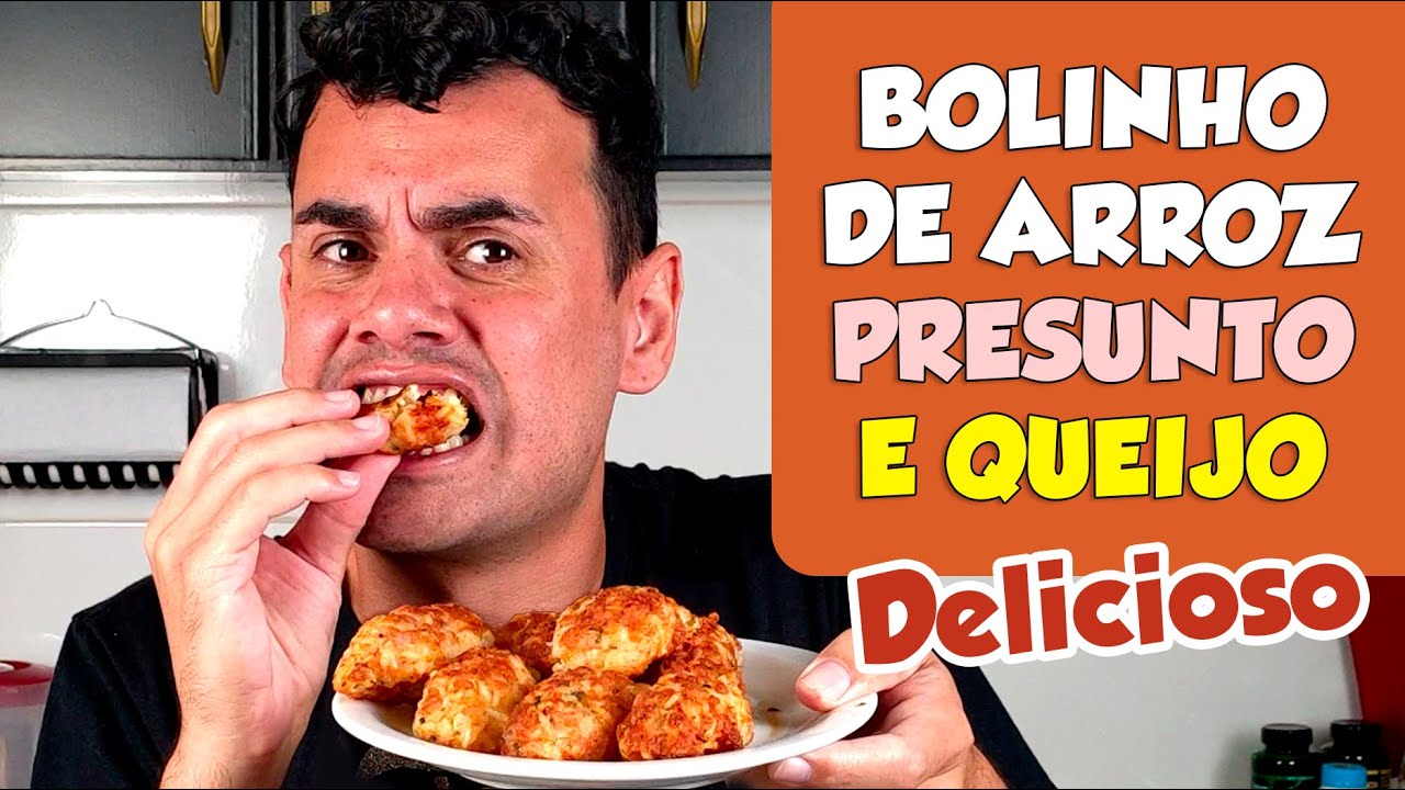 BOLINHO DE ARROZ, PRESUNTO E QUEIJO (simples de fazer) - Fubá online