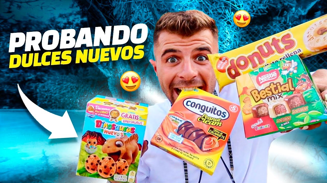 PROBANDO las NUEVAS DULCES del SUPERMERADO!! 🍩🍫🤤