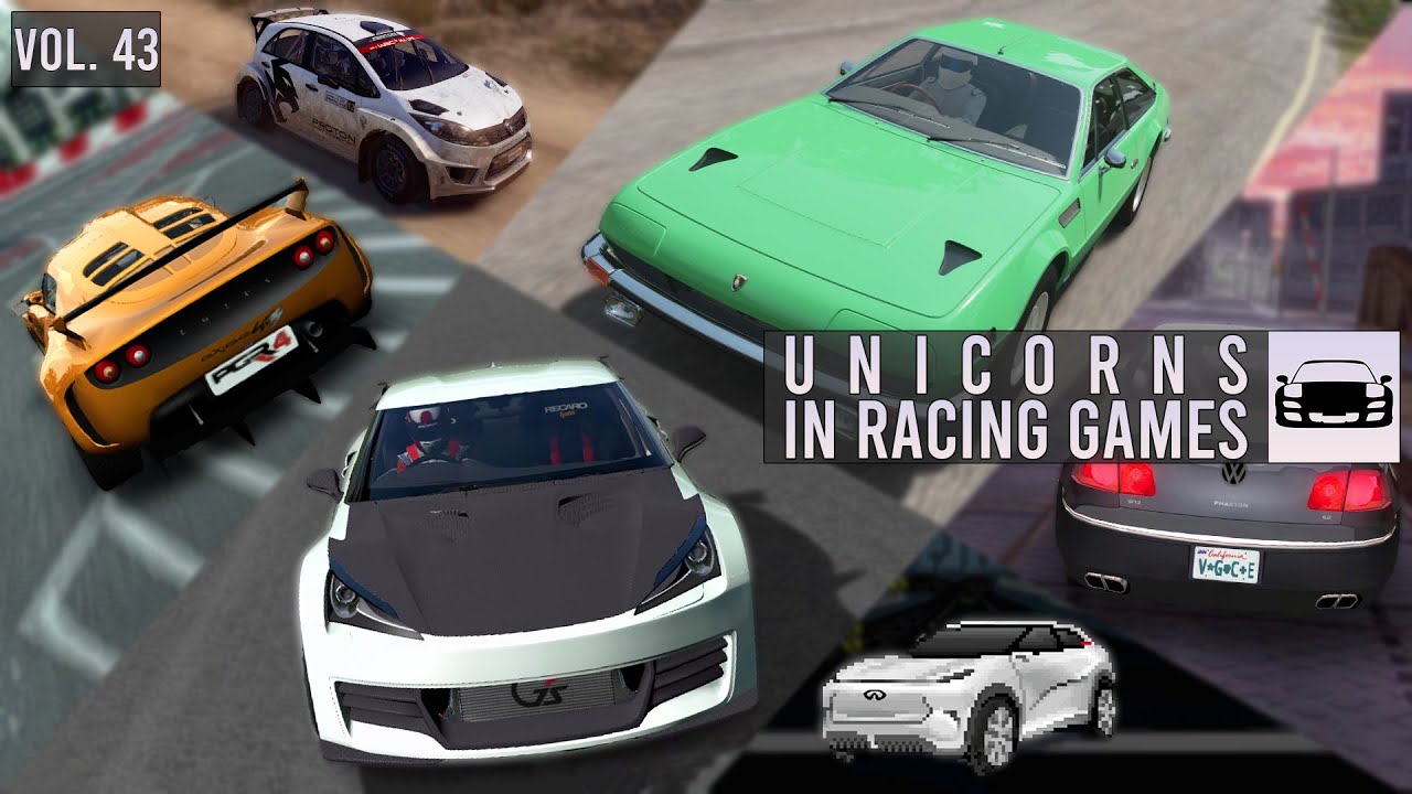 Unicorns in Racing Games (Rare Cars) (Volume 43)
