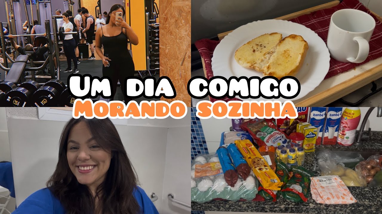 VLOG UM DIA COMIGO MORANDO SOZINHA 