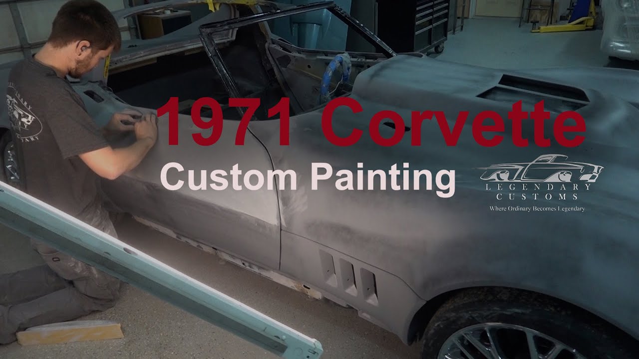 50 Shades Of...1971 Corvette Wide Body Custom Painting - Legendary Customs
