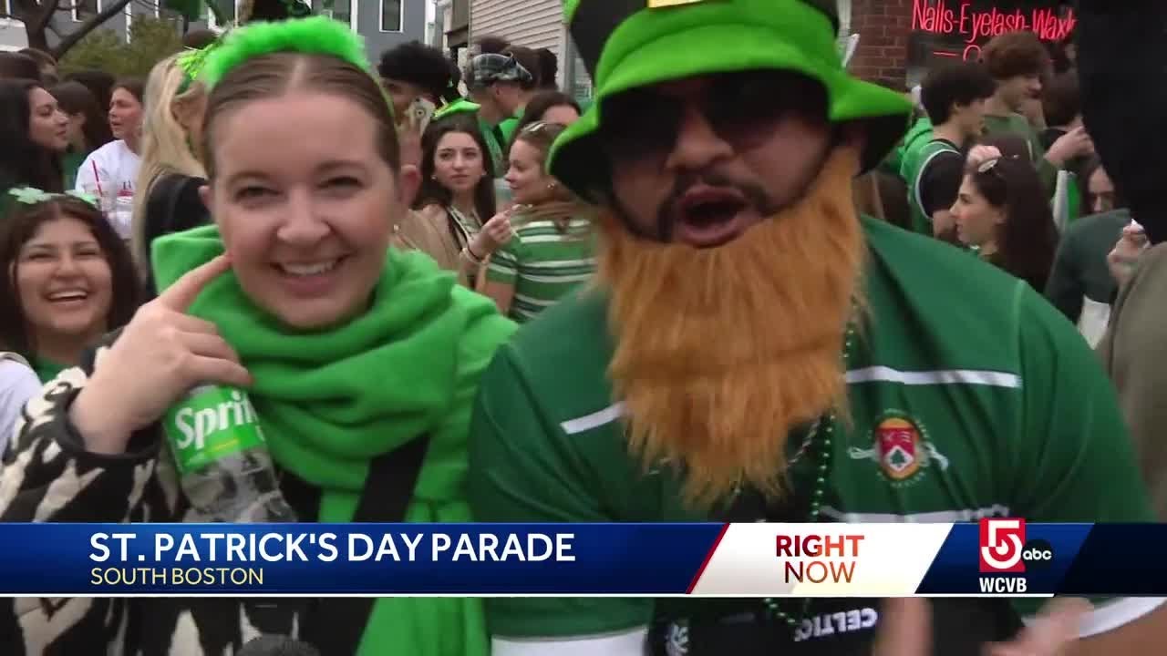 'Beautiful day to be in Boston': Boston's annual St. Patrick's day parade wraps up