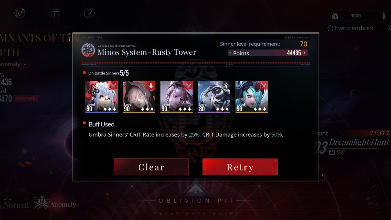 Path to nowhere Oblivion Pit S70 Map 1 ft. Baiyi, serpent, nox