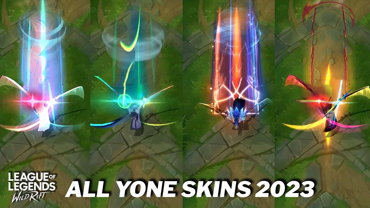 All Yone Skins 2023 Comparison Wildrift