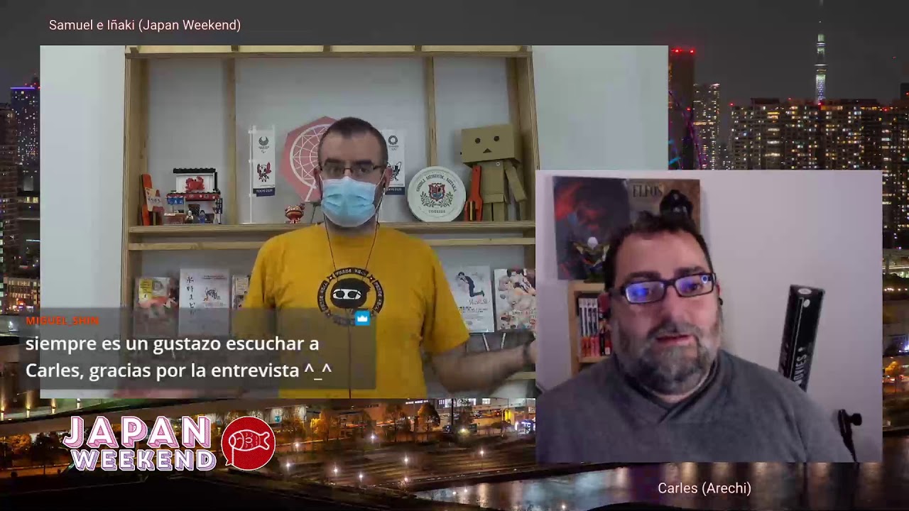 Estamos con @CarlesMiralles de @ArechiManga para hablar de la editorial.