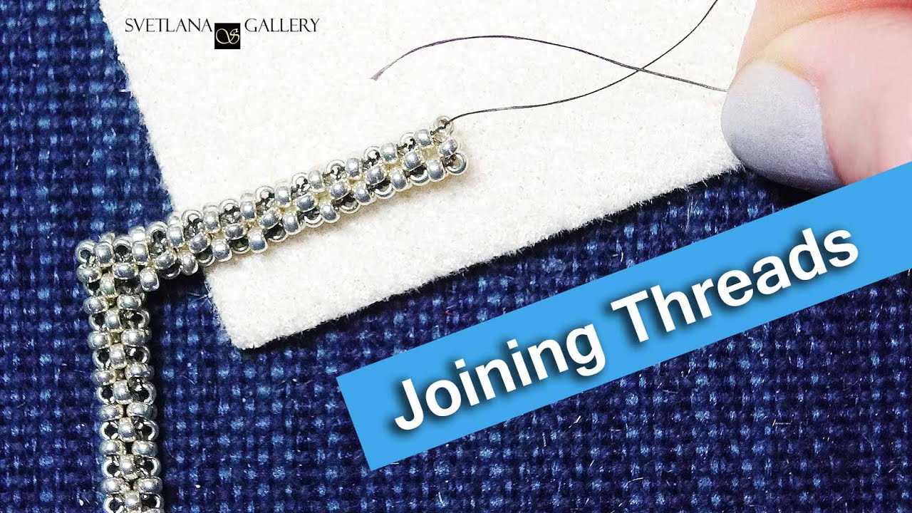 How to join threads when using CRAW stitch | Beading Basics
