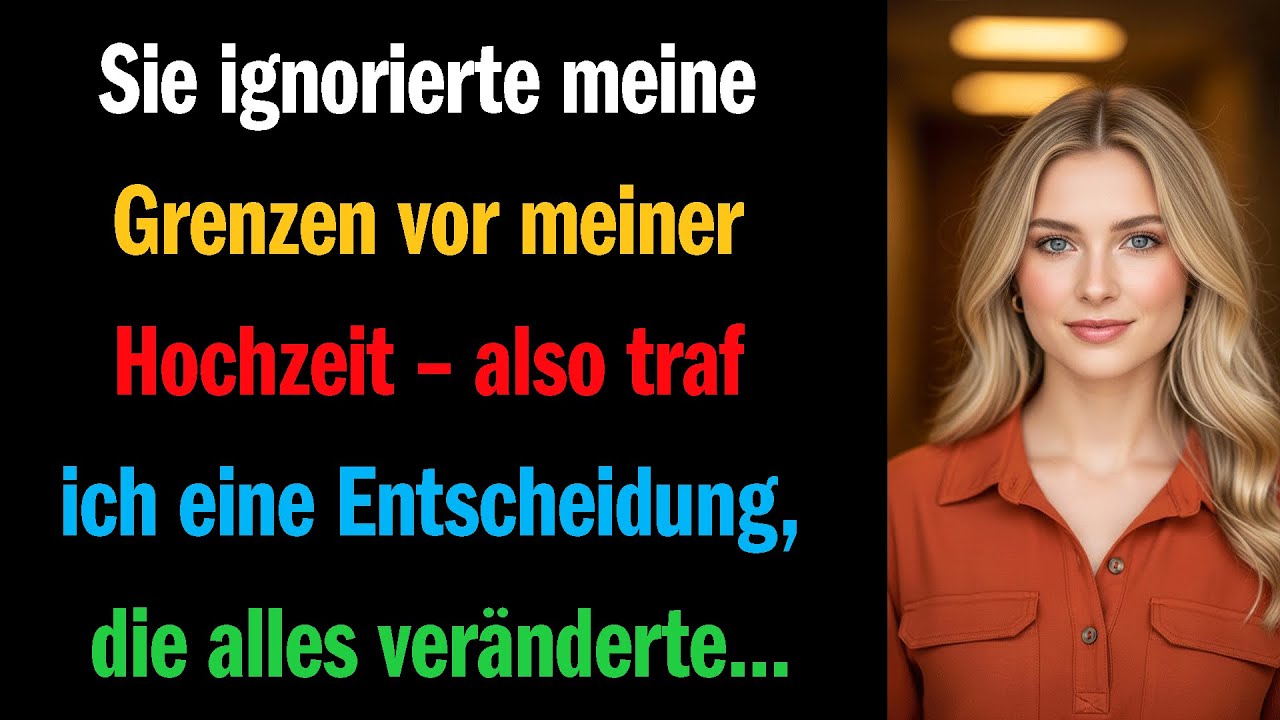 Sie ignorierte meine Grenzen vor meiner Hochzeit – also traf ich eine Entscheidung, die alles 