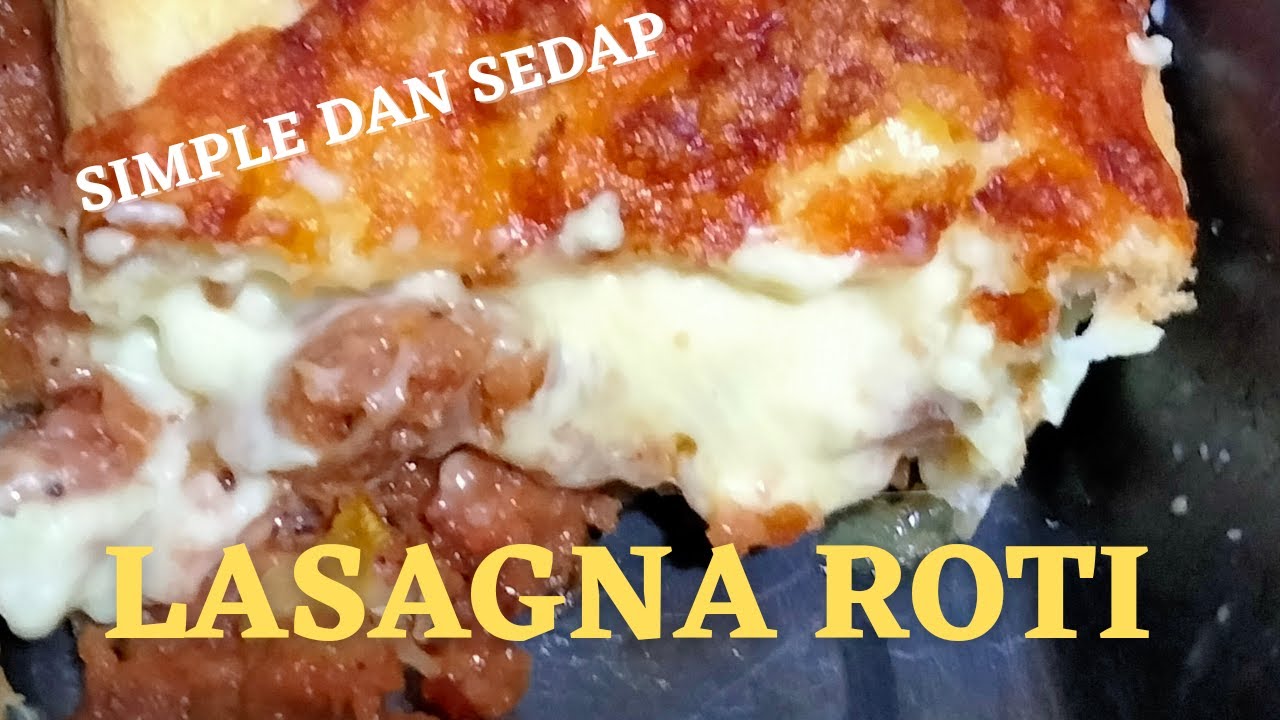 Resepi Lasagna Roti  guna  Air Fryer yang mudah dan sedap 