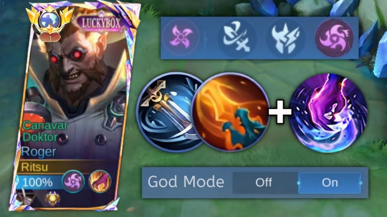 ROGER CRITICAL ONESHOT BUILD META!! (MUST TRY) - MLBB