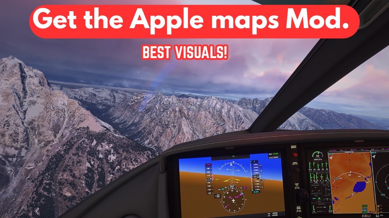 Я в восторге от Apple Maps Mod. - MSFS 2024