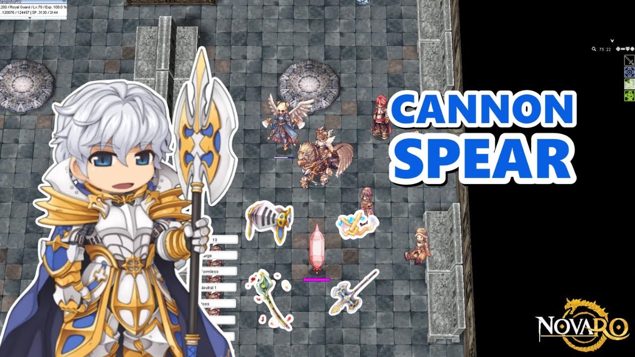 NovaRO | Cannon Spear(0.2s cooldown) | Trial Diadem and Fortridge