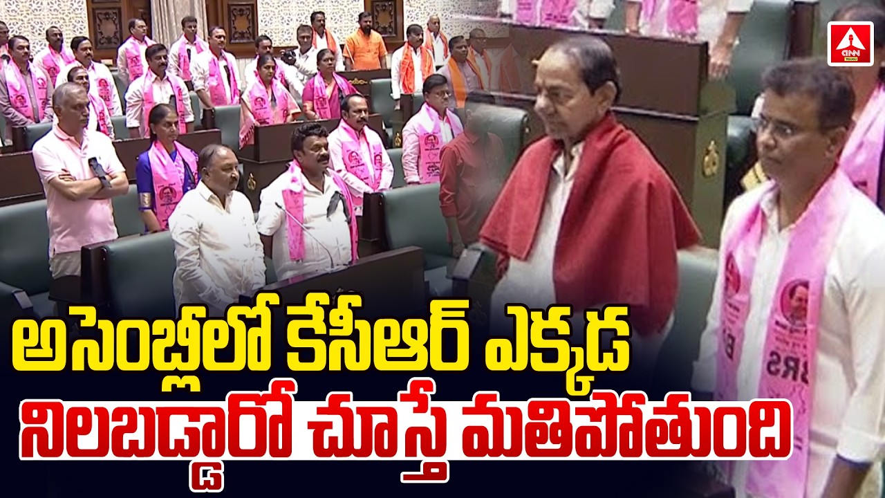 అసెంబ్లీలో కేసీఆర్ ఎక్కడ నిలబడ్డారో చూస్తే | KCR In Assembly | CM Revanth Reddy | ANN Telugu