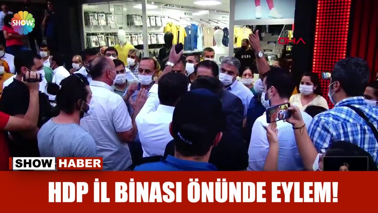 HDP il binası önünde eylem!