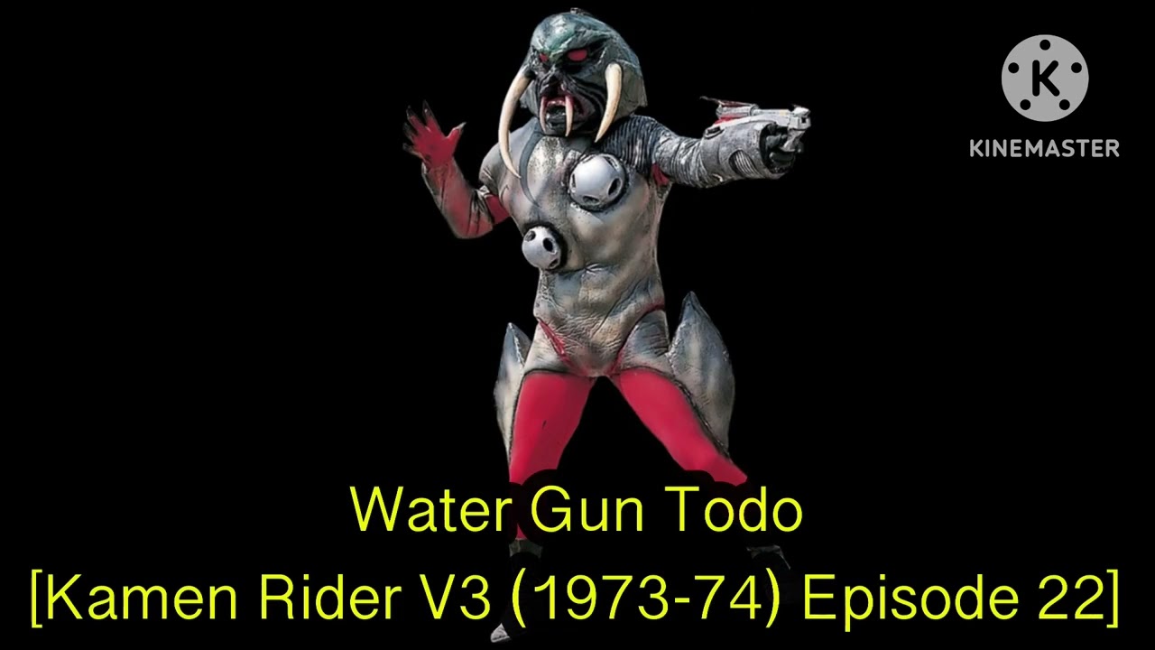 All Kamen Rider V3 Monsters/Villains