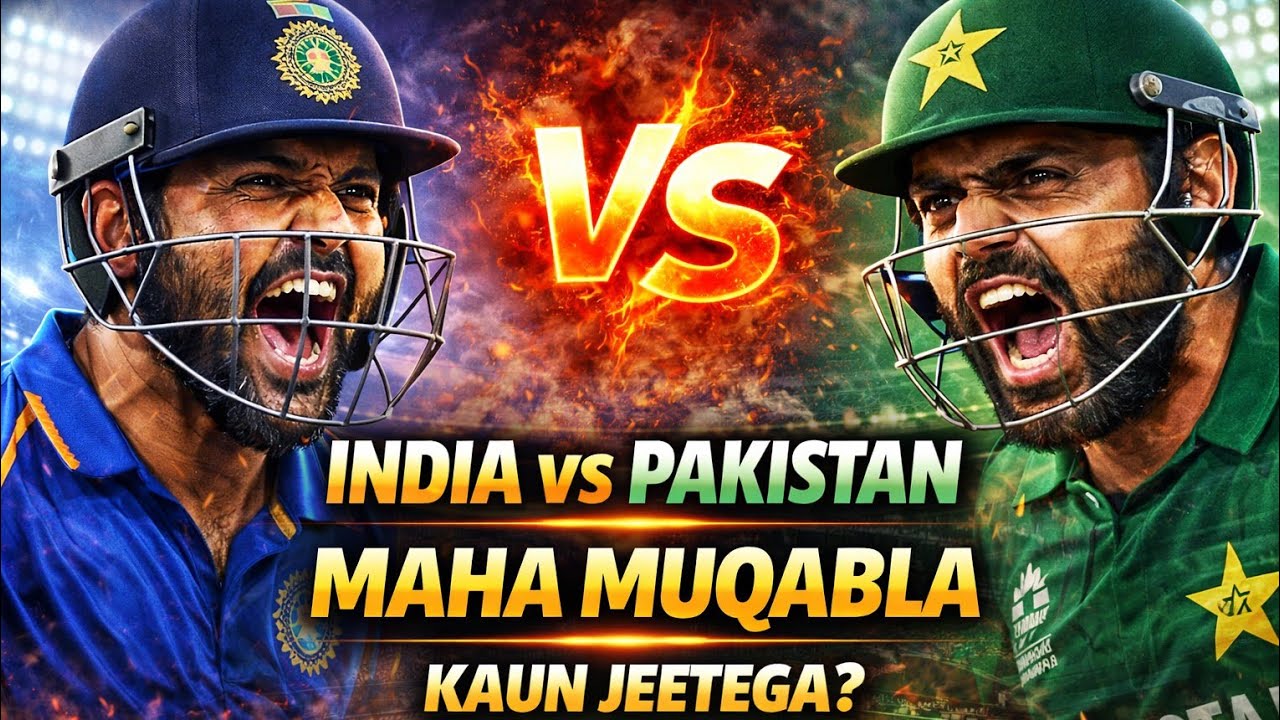 INDIA 🇮🇳 vs PAKISTAN 🇵🇰🔥 MAHA MUQABLA⚡ KAUN JEETEGA?