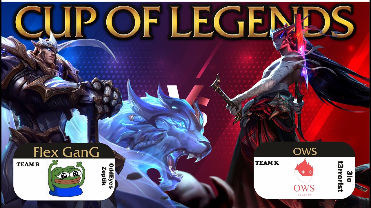 LEAGUE OF LEGENDS CUP: Flex GanG VS OWS