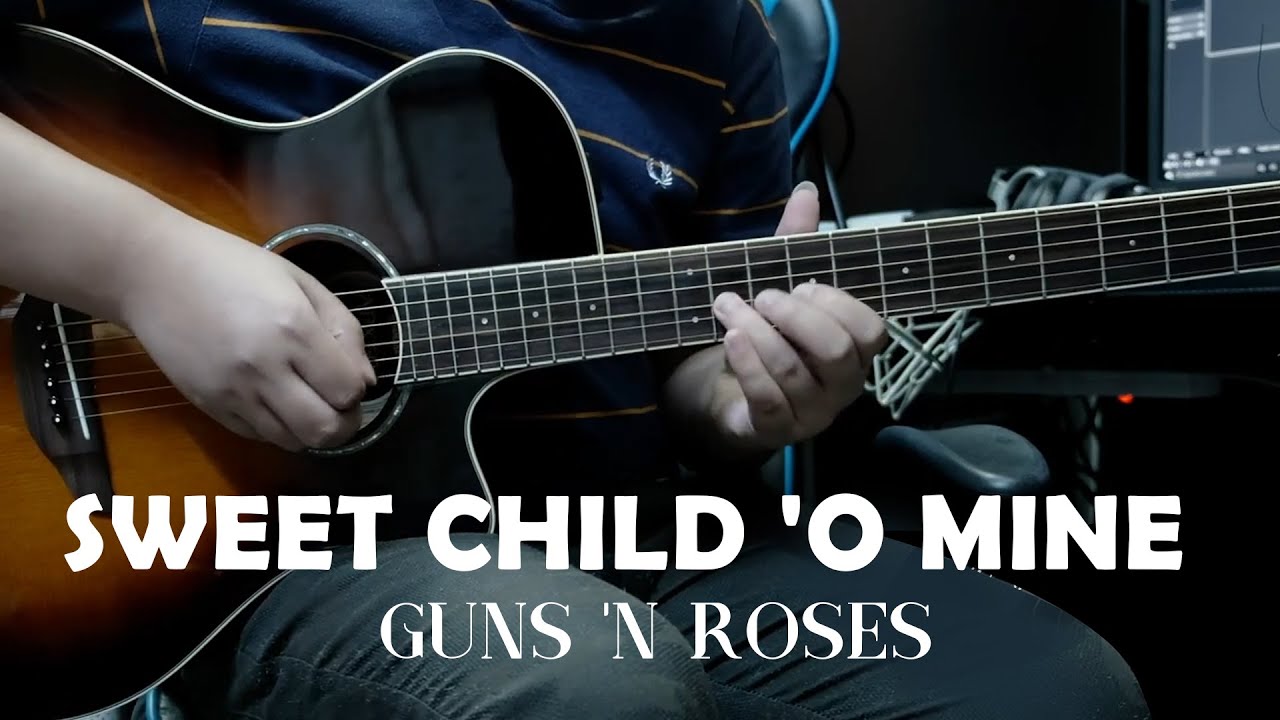 Sweet Child 'O Mine Solo - Guns 'N Roses - Acoustic Guitar Cover