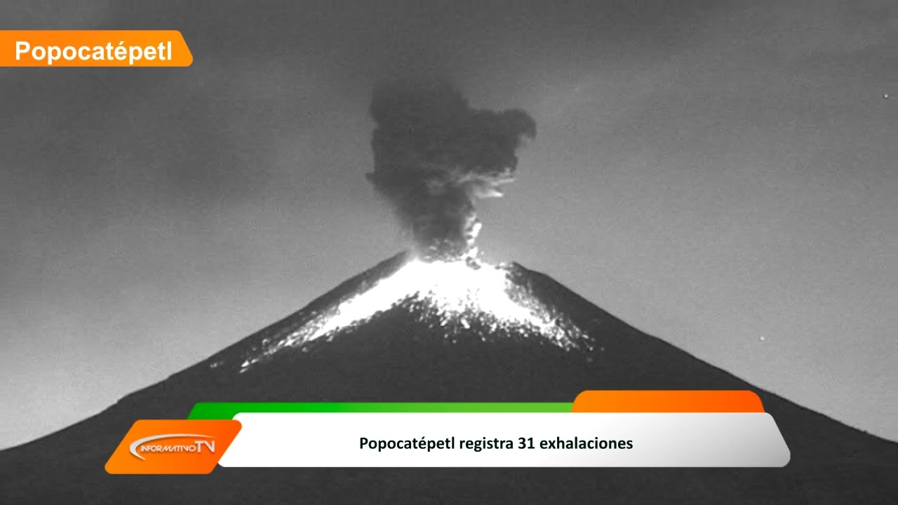 Reporte Volcán Popocatépetl 14 de Mayo