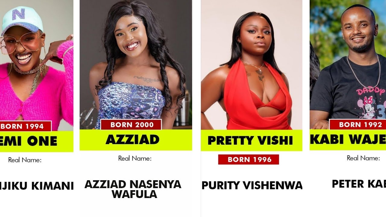 Real Names of Kenyan celebrities you didn't know