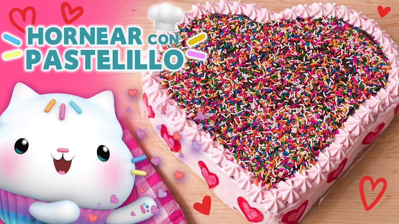 &iexcl;Horneando el m&aacute;s lindo pastel con forma de coraz&oacute;n! 🩷 💜 🩵 | HORNEAR CON PASTELILLO