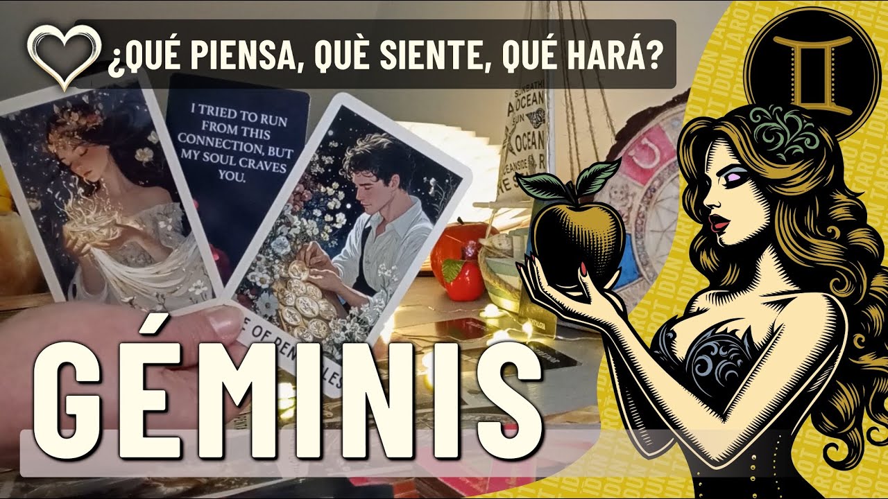GEMINIS💖CON SOLO UNA SONRISA SU CABEZA HAS VUELTO LOCA GRAN AMOR MUTUO, TE ABRE SU CORAZON