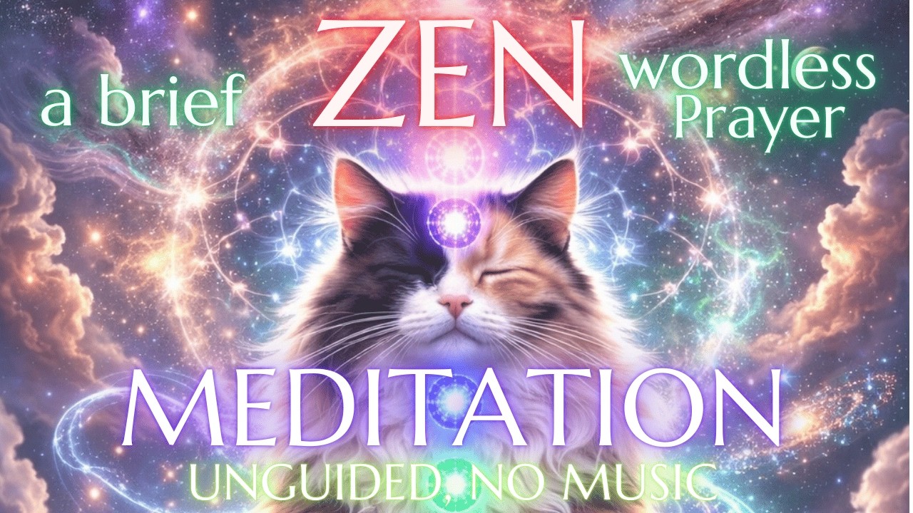 🌿A Brief Zen: For Gentle Being｜Wordless Prayer (Unguided, No Music)#zen #meditation #keizoku
