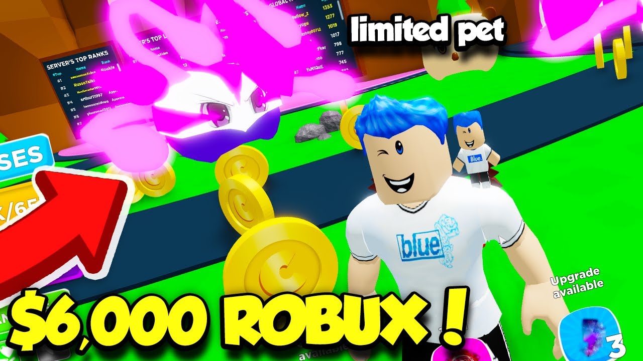 I Got The RAREST LIMITED PET For $6,000 ROBUX In Coins Hero Simulator!! (Roblox)