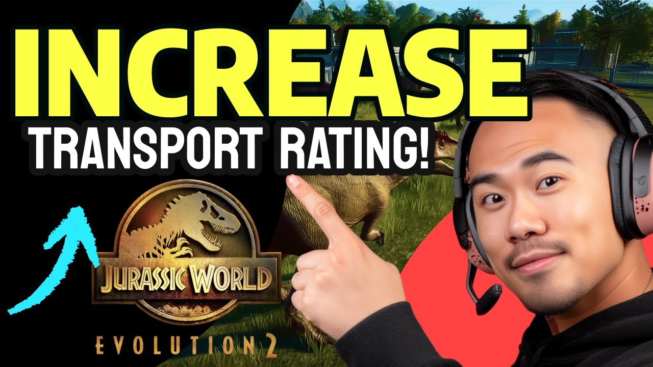 How to INCREASE TRANSPORT RATING in Jurassic World Evolution 2 (Step by Step)