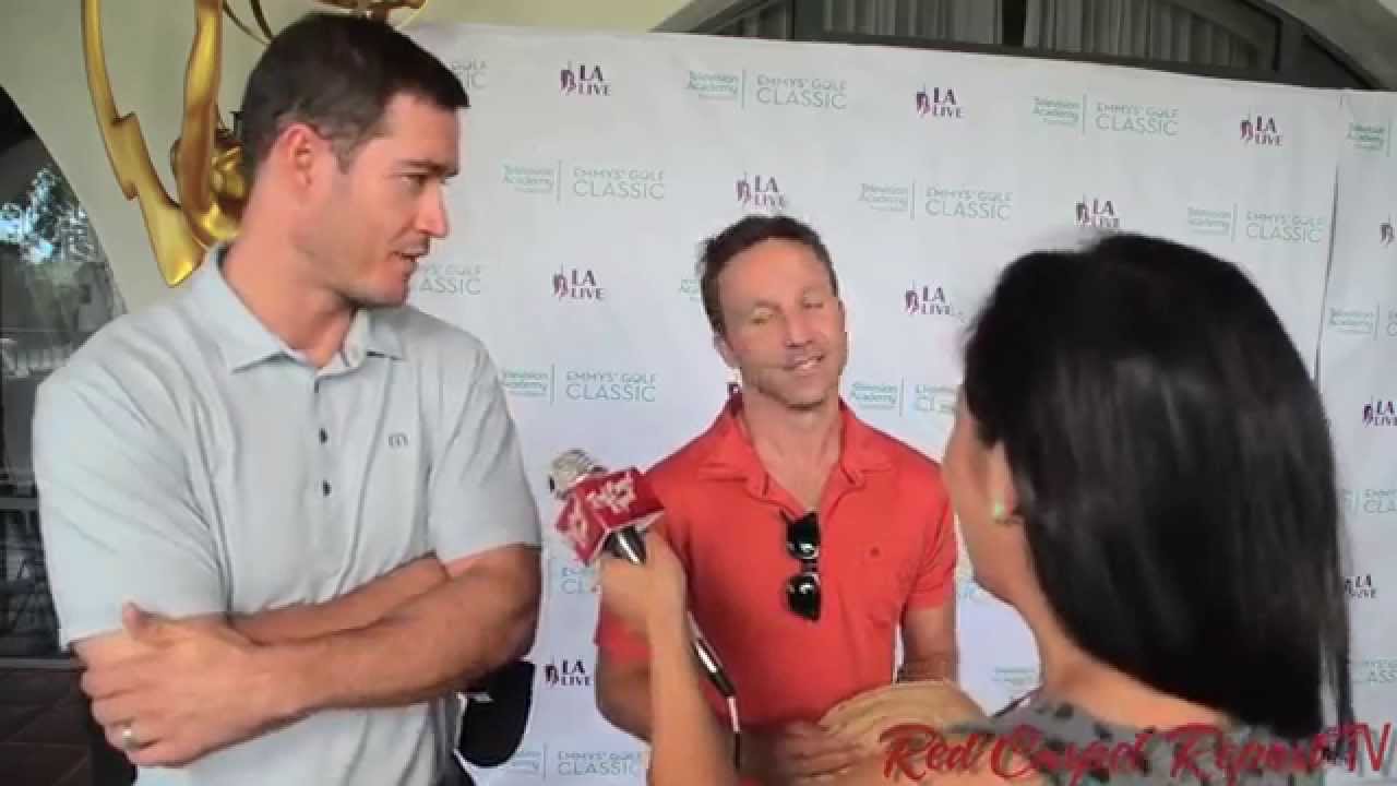 Mark Paul Gosselaar & Breckin Meyer at the 15th Annual Emmys Golf Classic #EmmysClassic