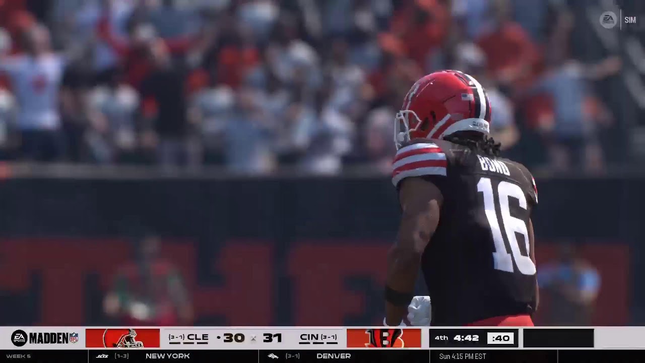 Madden 26 franchise yr2 wk. 5 AFC