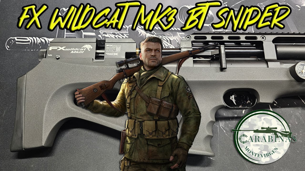 FX WILDCAT MK3 BT SNIPER INCREICLE CARABINA 