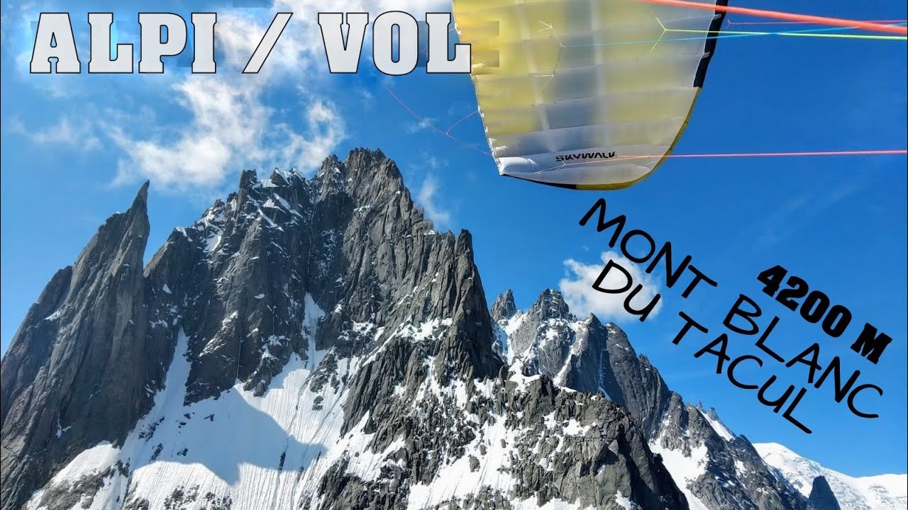 ALPI/VOL - Mont Blanc du Tacul 4200 M / CHAMONIX