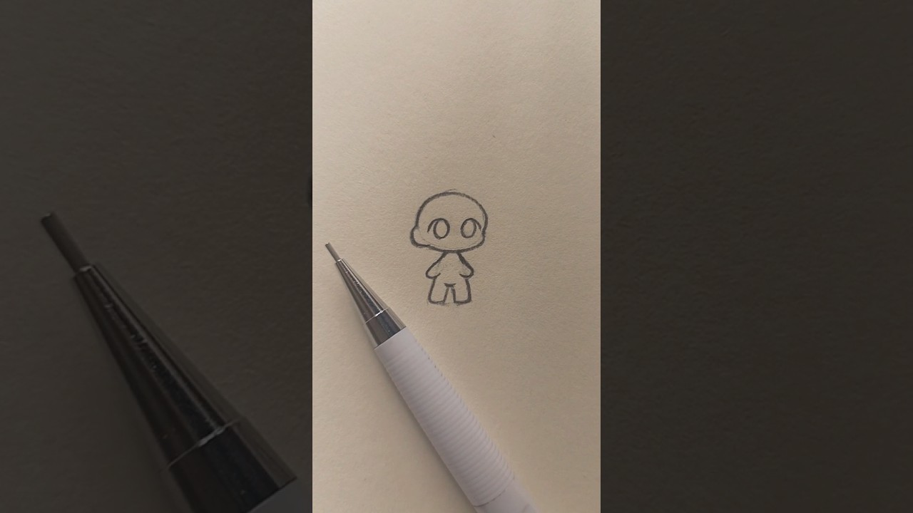 vẽ chibi đơn giản 😊 #art #drawing