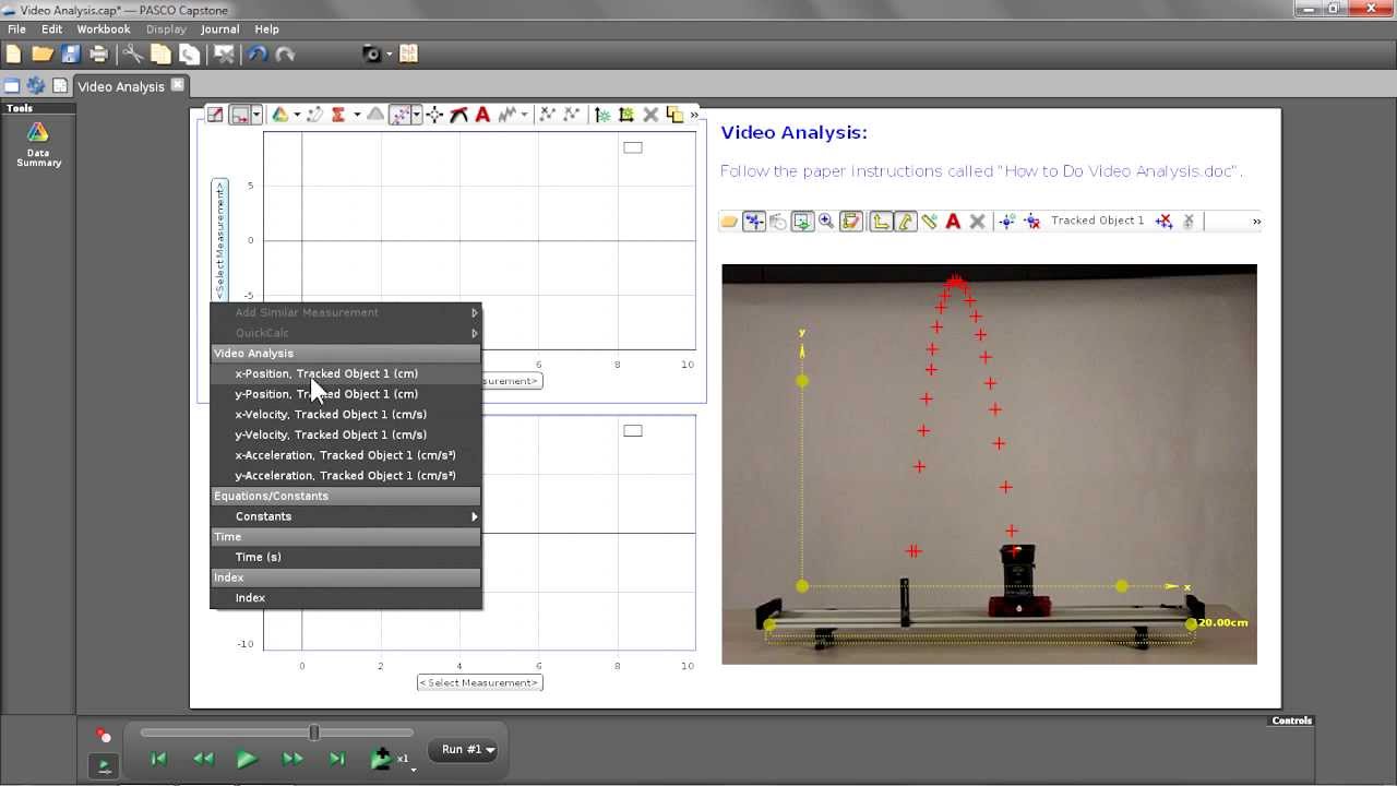 PASCO Capstone Video Analysis