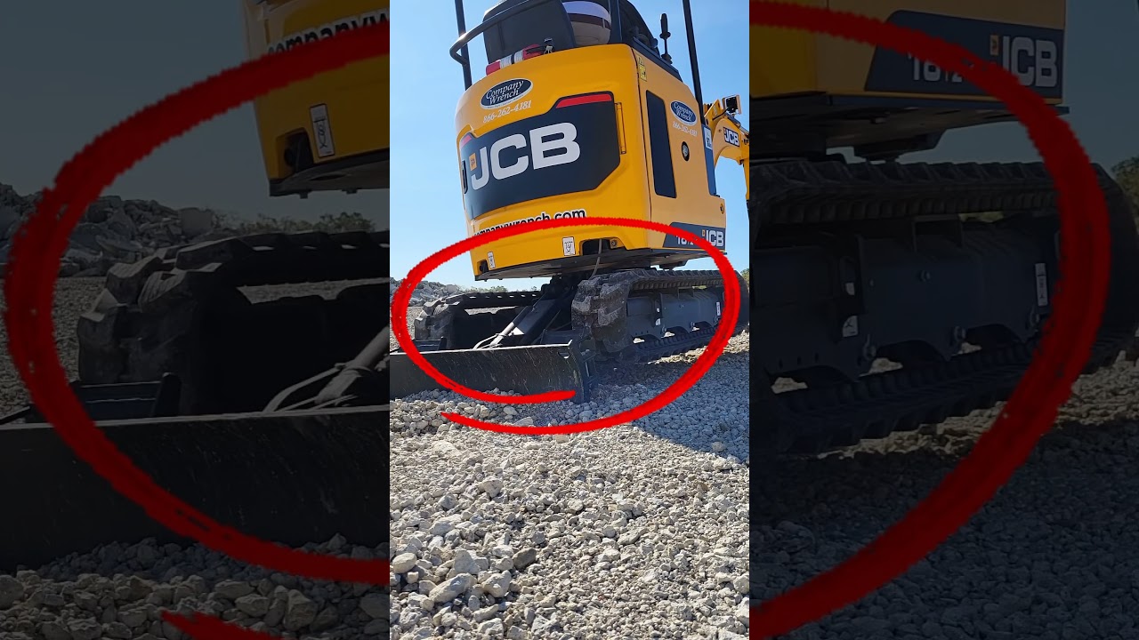 JCB 18Z, small and compact excavator. 