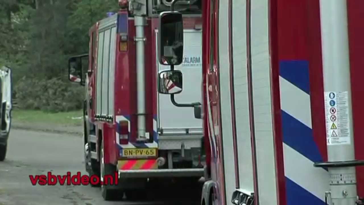 Brandweer Tiel oefening in Weeze