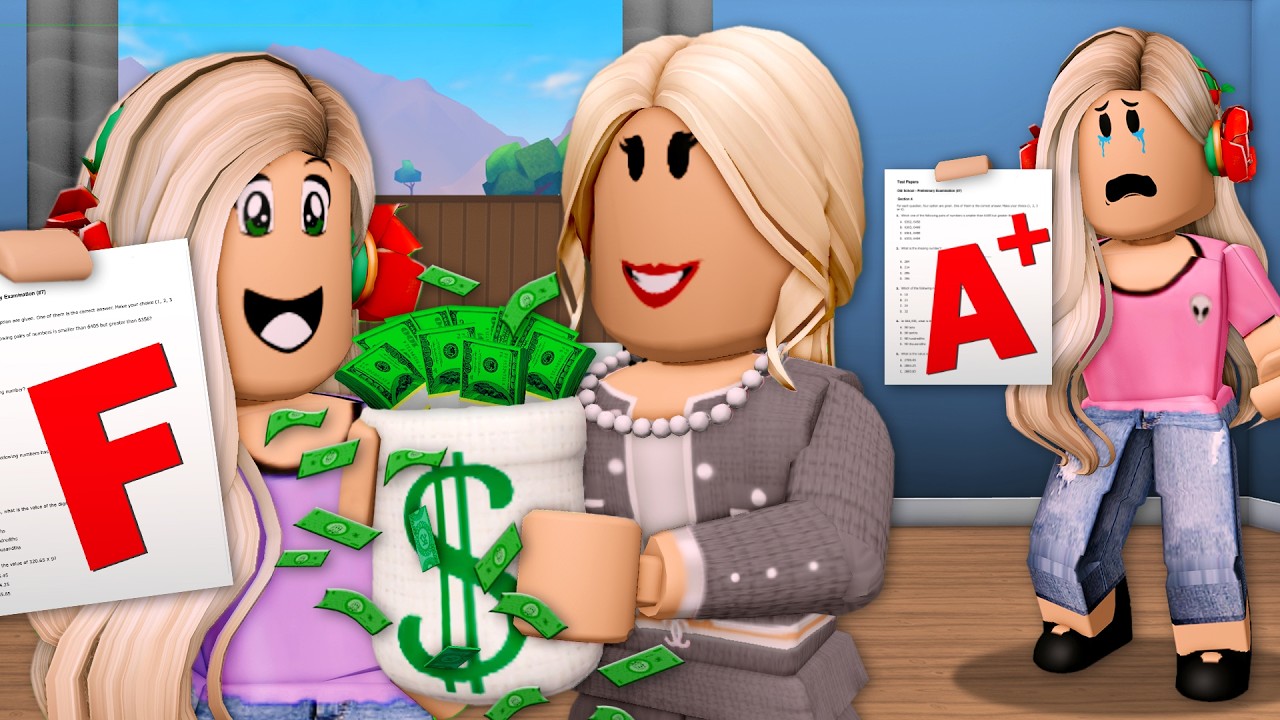 Злая мама любила только одного близнеца! (Фильм Roblox)
