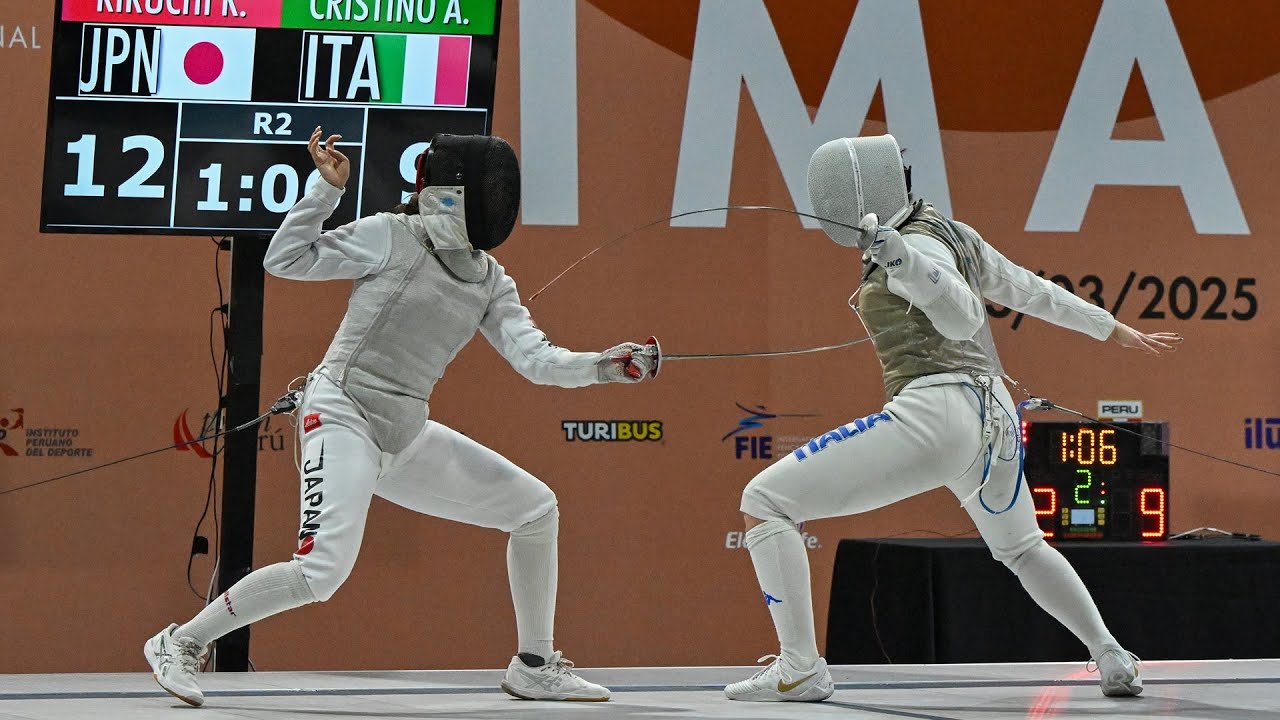 Women's Final | Komaki Kikuchi 🇯🇵 vs. Anna Cristino 🇮🇹 | 24/25 Lima Foil GP