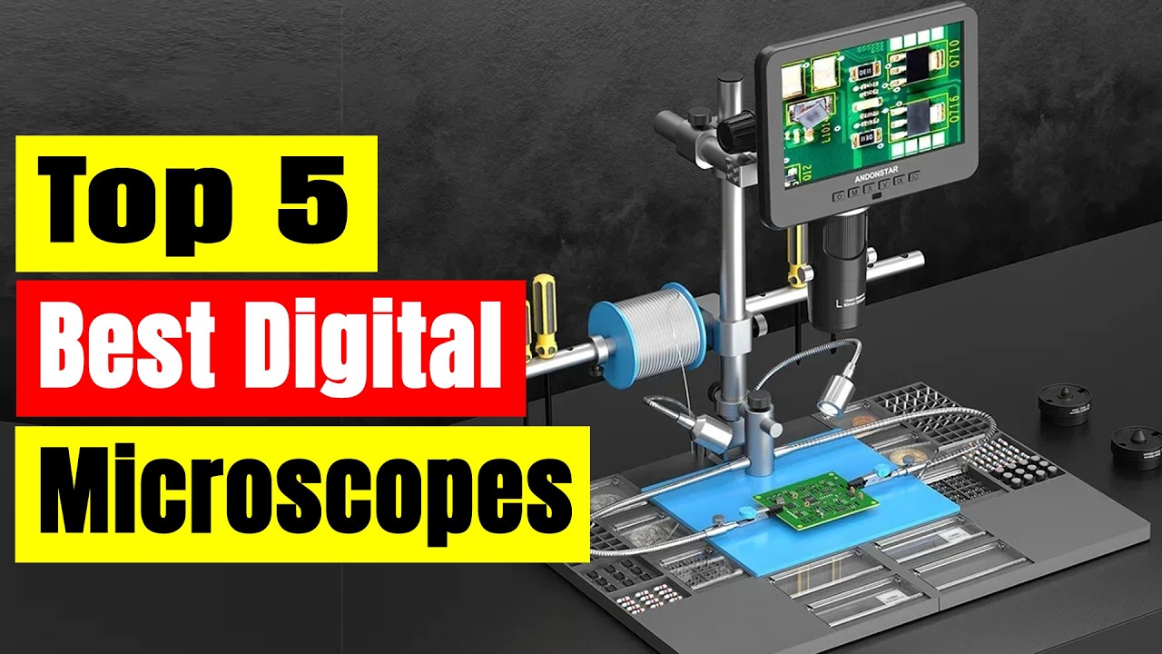 Top 5 Best Digital Microscopes In 2026 | 4K HDMI Microscope for PCB & Phone Repair