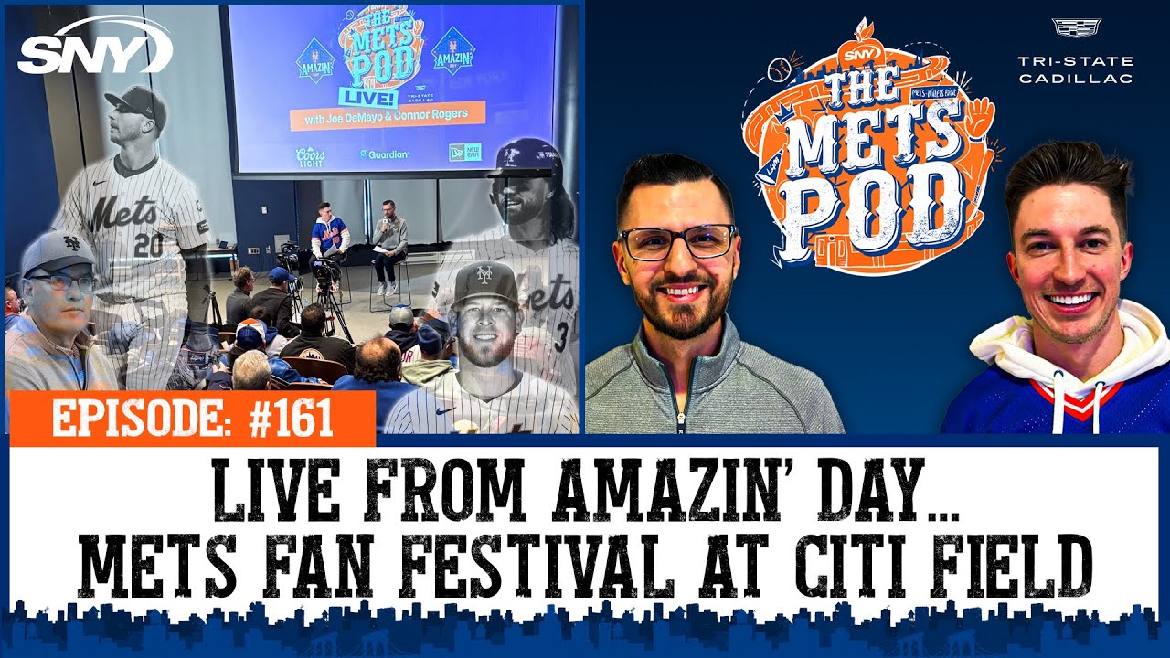 Live from Amazin’ Day at Citi Field for the Mets Fan Festival | The Mets Pod | SNY