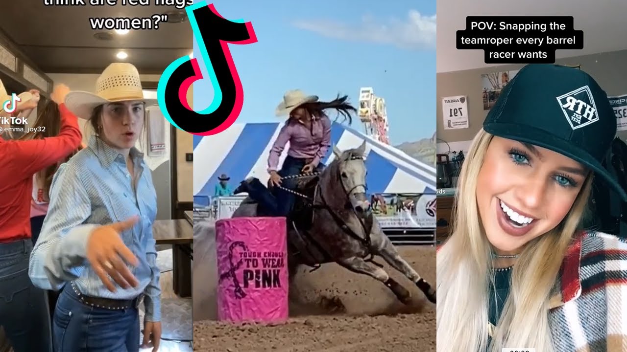Barrel Racing Tiktoks - Rodeotok Compilation June 2021