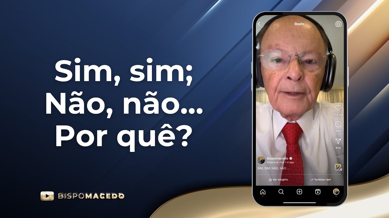 Sim, sim; Não, não...  Por quê?  - Meditação Matinal 14/07/24