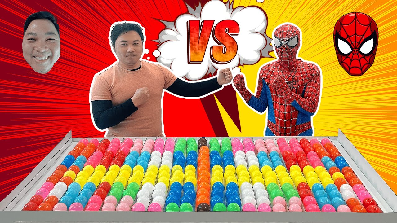 Human & Superman 🔥| Color Matching Ball Game | ASMR Puzzle Game